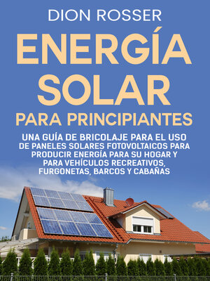 cover image of Energía solar para principiantes